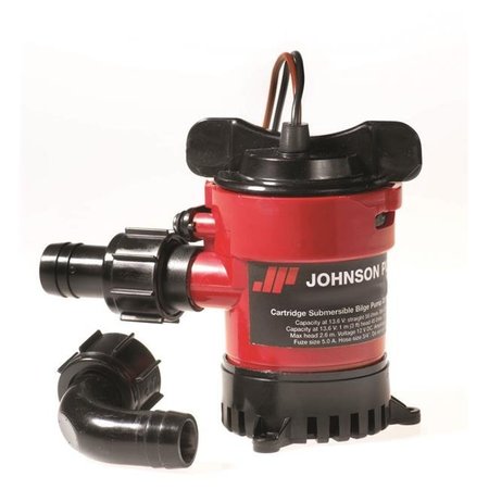 JOHNSON PUMP Johnson Pump 32503-24 500 GPH Bilge Pump 0.75 in. Hose; 24V Dura Ports 3001.4266